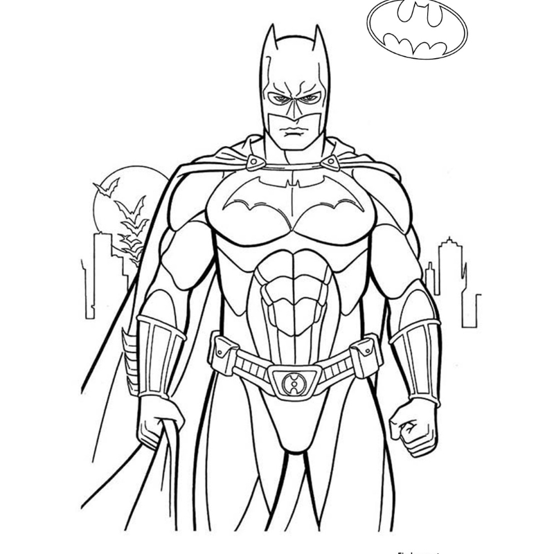 Hướng dẫn Tô Màu Siêu Nhân Batman cho Người Mới Bắt Đầu