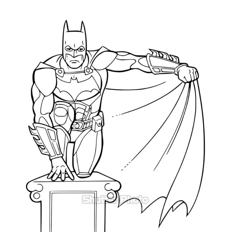 Kỹ Thuật Tô Màu Batman Mẹo Để Bức Tranh Sống Động