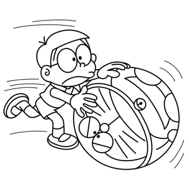 Nỗi buồn của Nobita Bức tranh tô màu sâu sắc