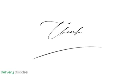 Mẫu chữ ký tên Thanh ấn tượng