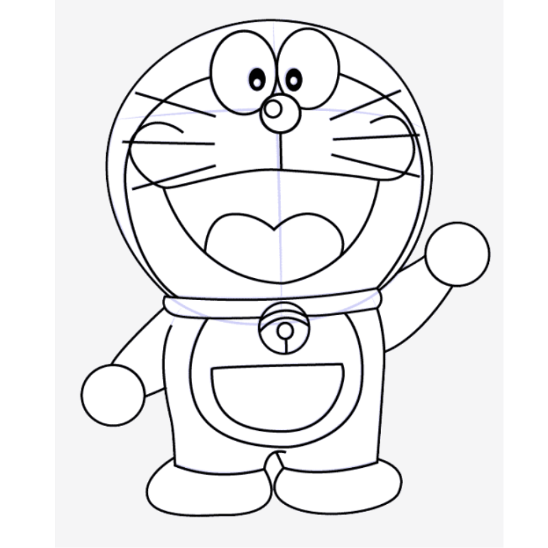 Tô Màu Doraemon Chibi Sự Hòa Quyện của Màu Sắc và Sự Ngộ Nghĩnh