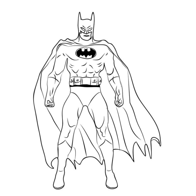 Tô Màu Siêu Nhân Batman và Sự Phát Triển Kỹ Năng Tập Trung ở Trẻ Em