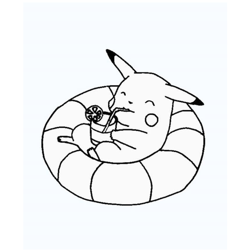 Tô Màu Và Học Hỏi Bức Ảnh Pokemon Cute Dành Cho Bé