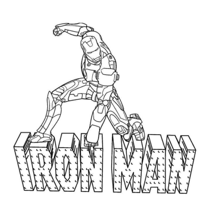 Tô Màu Siêu Nhân Iron Man – Hướng Dẫn và Ý Tưởng Sáng Tạo