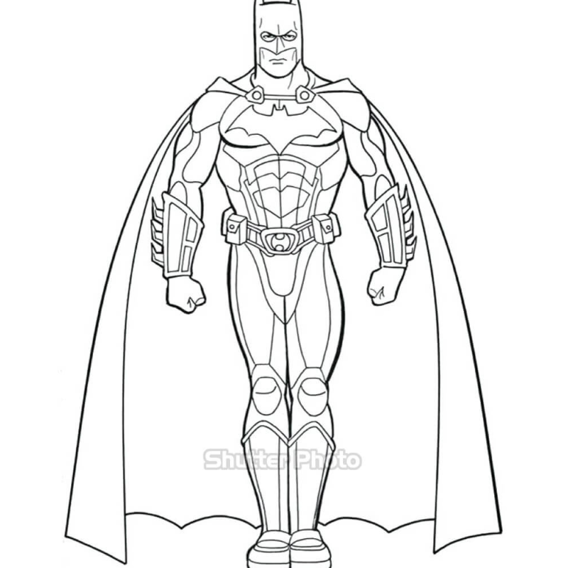 Từ Giấy đến Màn Hình Phát Triển Kỹ Năng Mỹ Thuật thông qua Tô Màu Siêu Nhân Batman